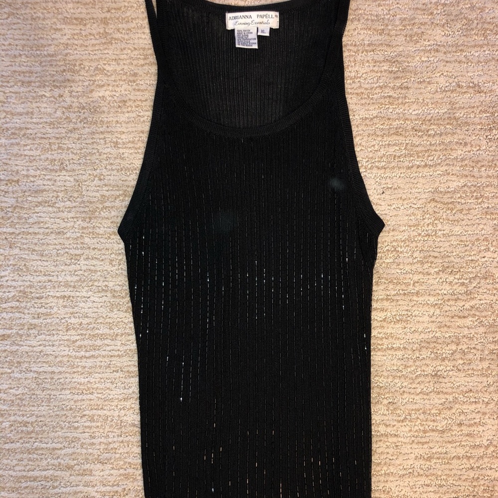 Black tank top